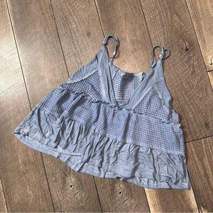 POL Waffleknit Crop Tank Top